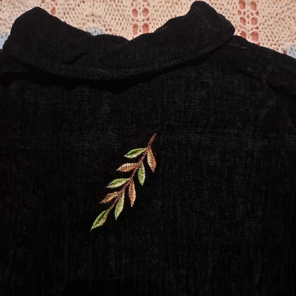 💜embroidery‎ Sweater Jacket Size S❤️ - Picture 11 of 11